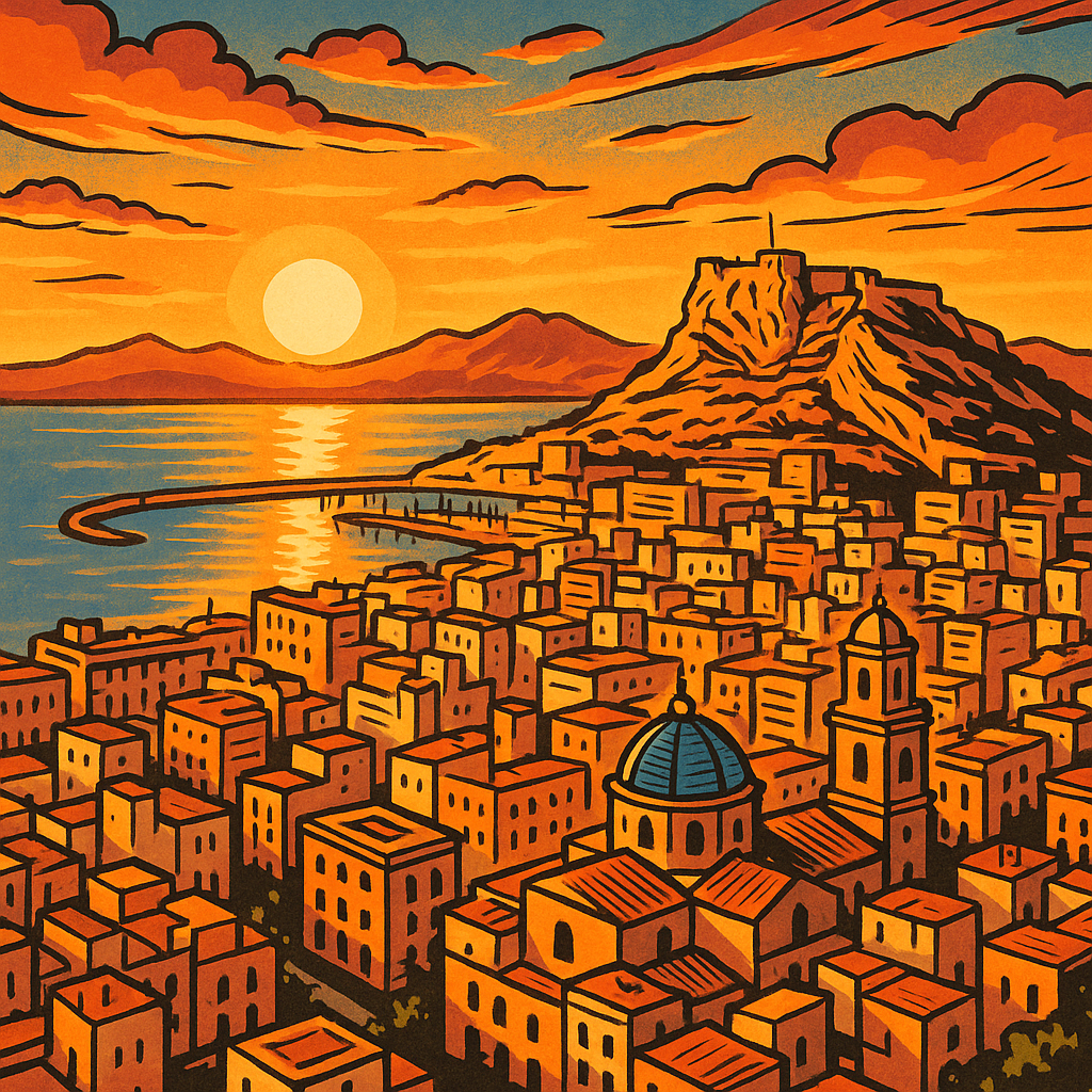 Primera viñeta: La Luz de Alicante: Paisaje y Cultura