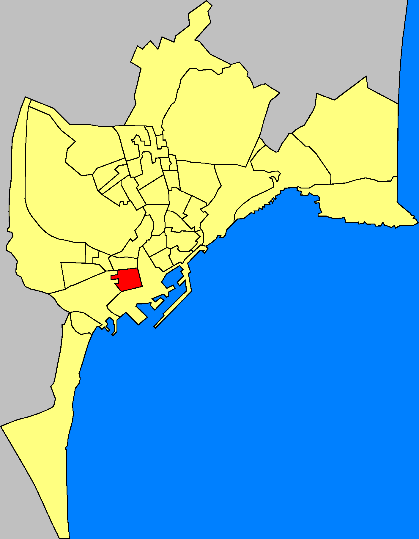 Barrios de la ciudad de Alicante