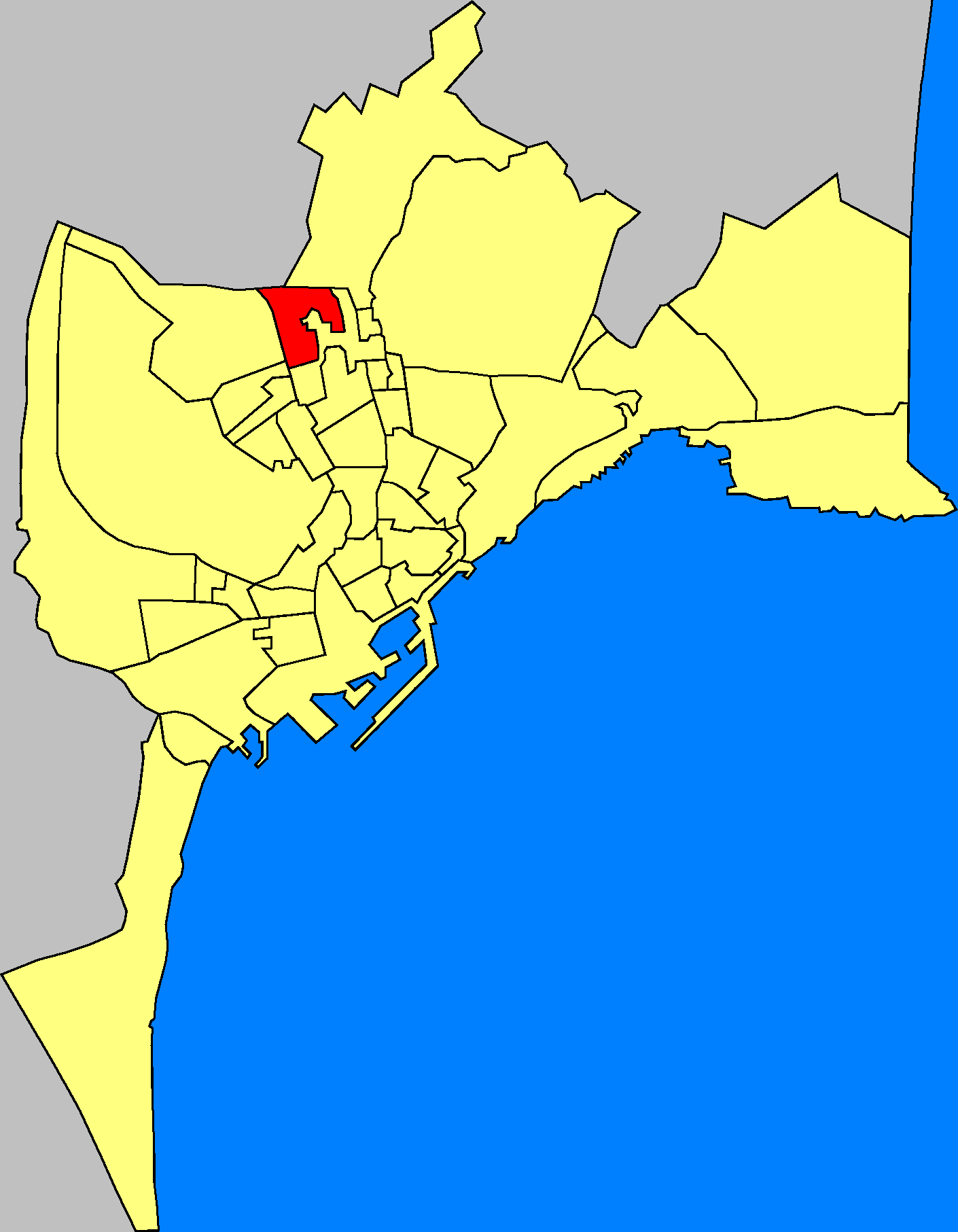 Barrios de la ciudad de Alicante