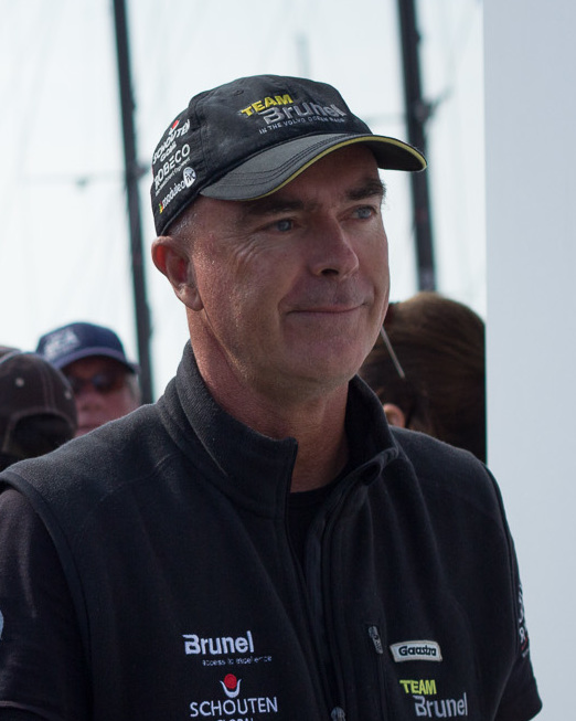 Bouwe Bekking at Alicante, Volvo Ocean Race 2014