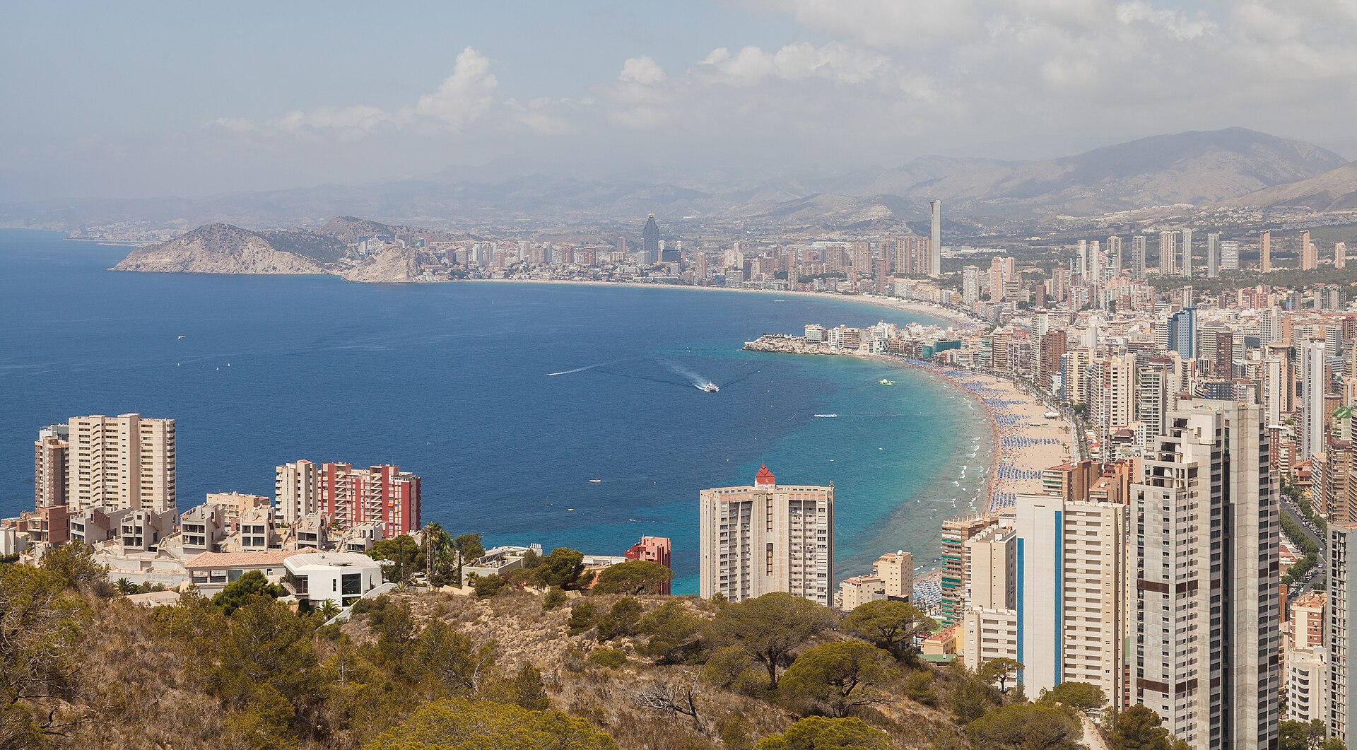 Vista de Benidorm, España