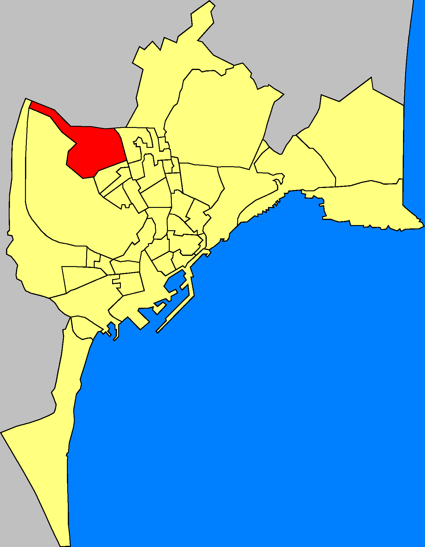Barrios de la ciudad de Alicante