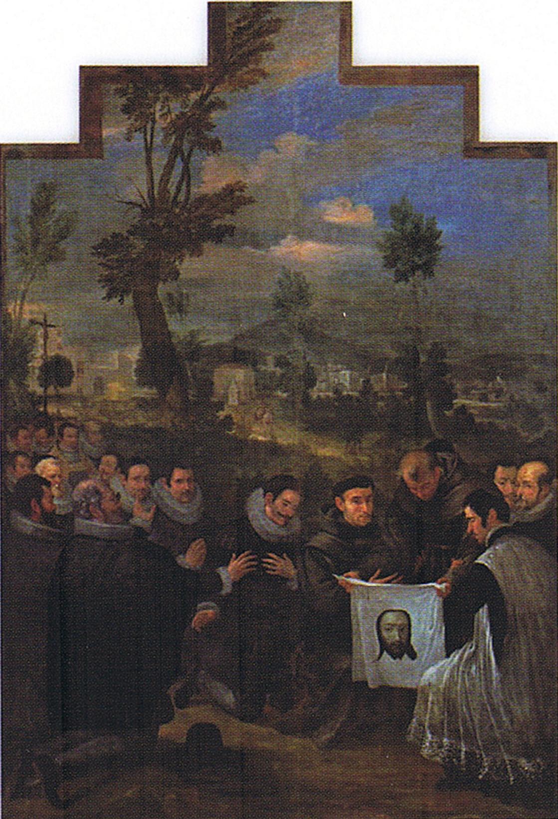 Juan Conchillos Falcó, Milagro de la lágrima, camarín del Monasterio de la Santa Faz, Alicante