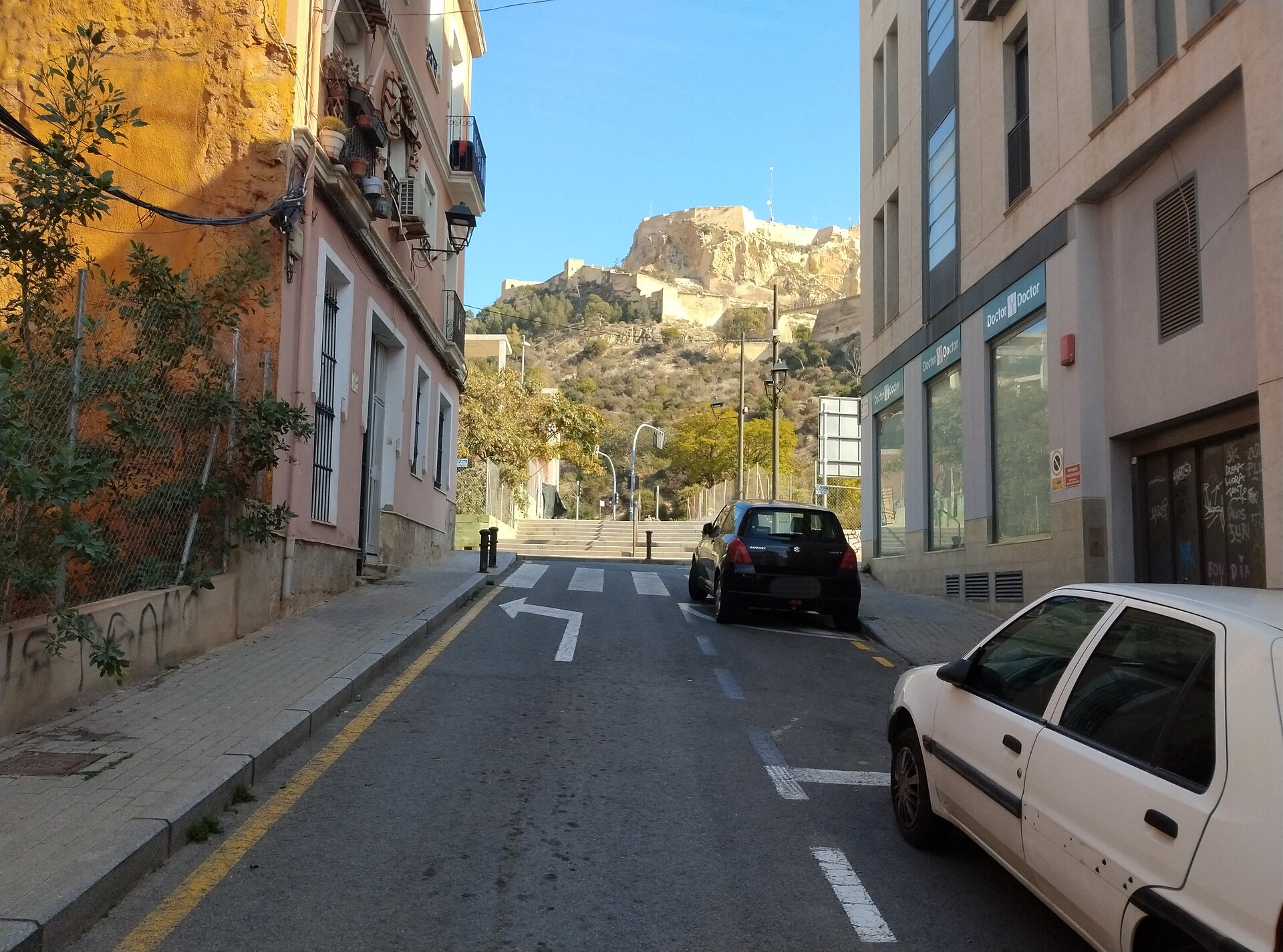 Calle Gallo, en el barrio de San Antón, Alicante.