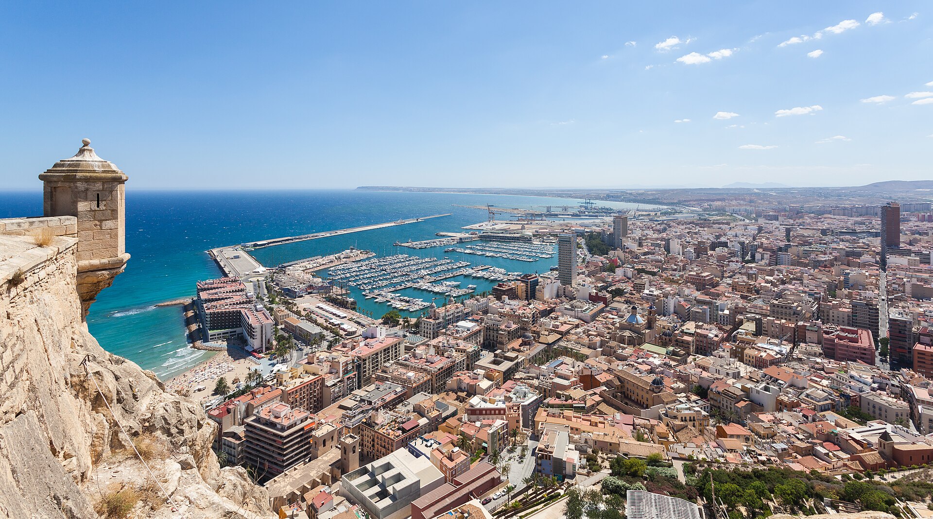 Vista de Alicante, España