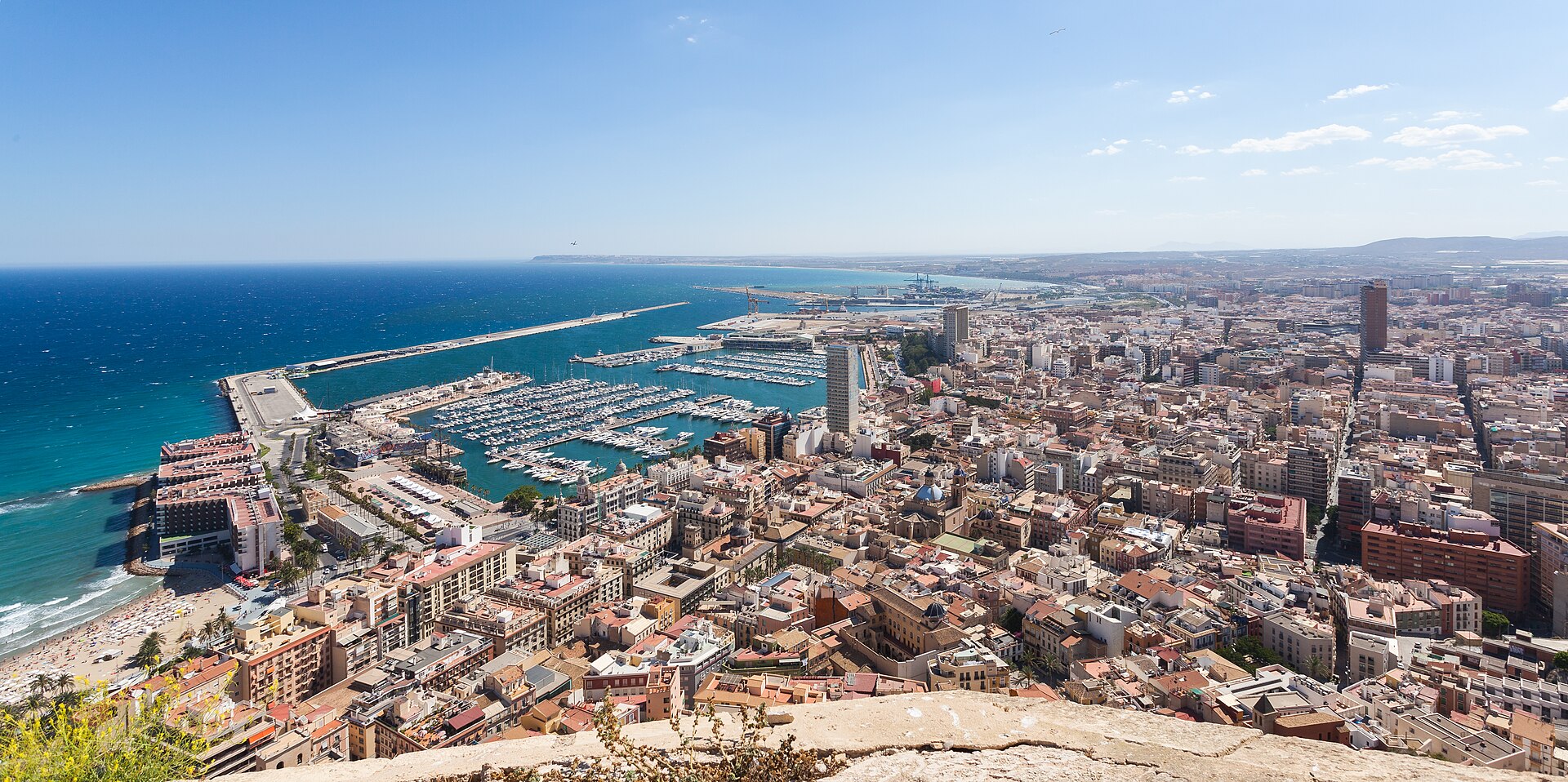 Vista de Alicante, España
