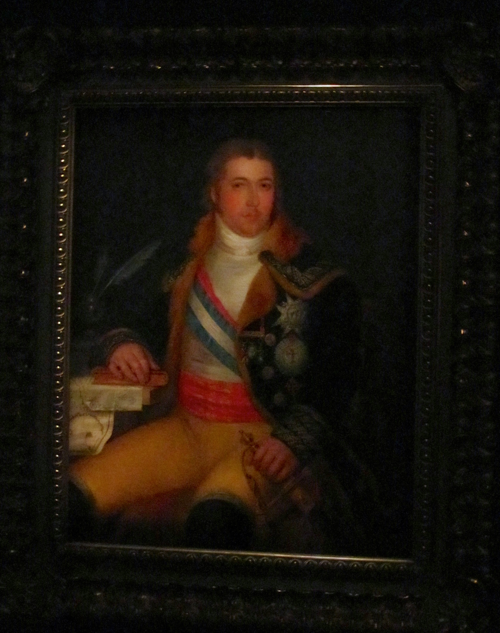 MARQ - El último viaje de la Mercedes. Manuel Godoy Príncipe de la Paz (1796-1801).Óleo sobre lienzo
Museo Nacional del Romanticismo.

Antonio Carnicero Manzio (1748-1814) Madrid